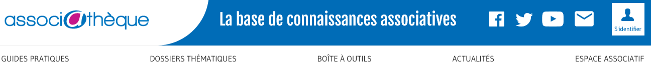 Le header du site Associatheque