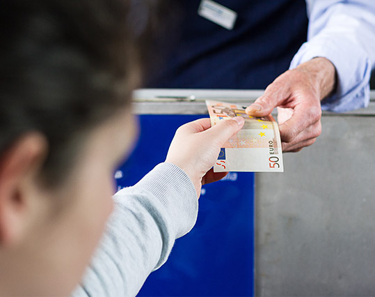 donner billet d'argent