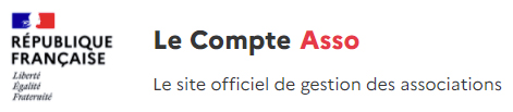 Logo - Le site officiel de l'administration française - Le-Compte-Asso.associations.gouv.fr