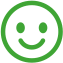 green head smile